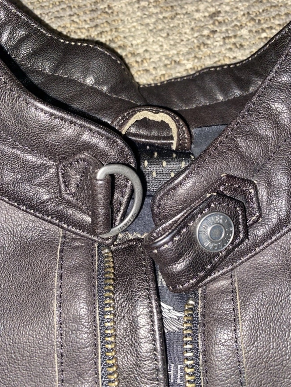 Harley-Davidson Ladies Line Stitcher Leather Jacket 98031-18VW- 2W- DAMAGED - Picture 12 of 16
